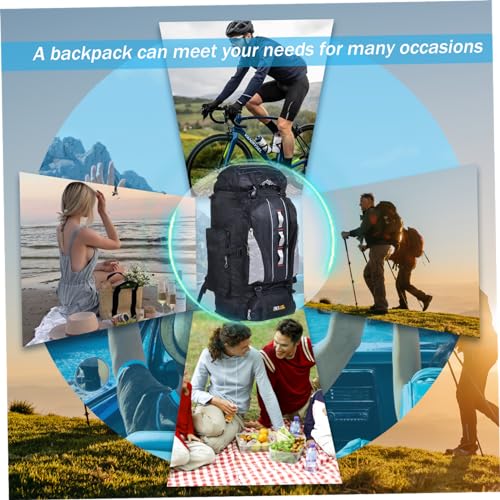 Sac à dos de randonnée 100L de camping imperméable grand format - 5