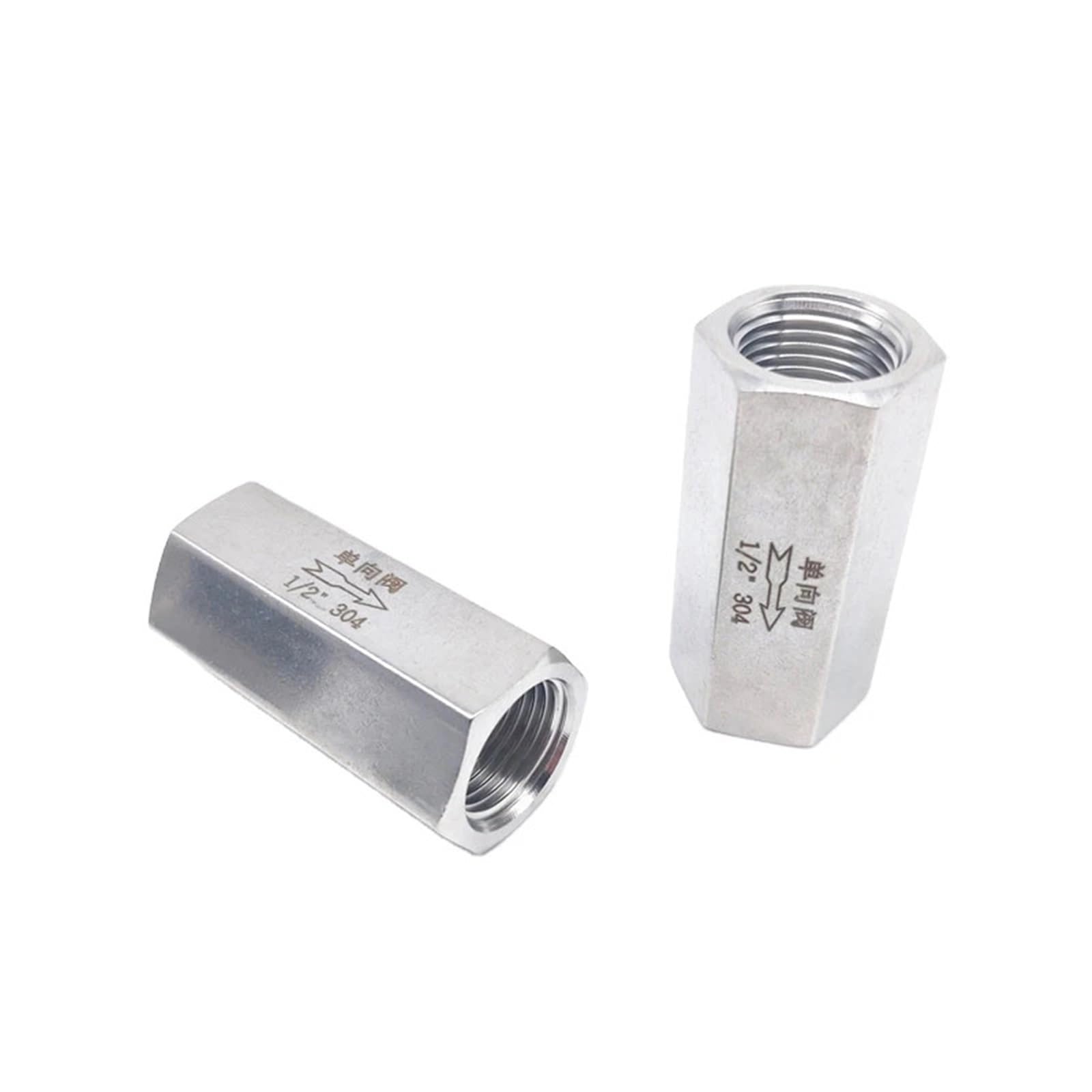 Dkgnyxnplj 1 Pcs /8" /4" 3/8" /2" 3/4" " 304 Stainless Steel Way Valve Thread Check Valve(1",316)