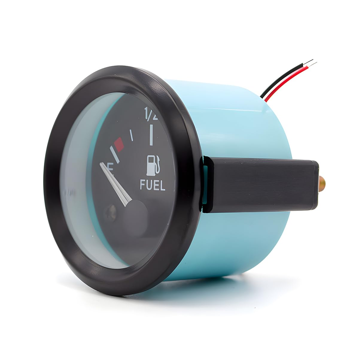 CGEAMDY Jauge Niveau Carburant, 52MM Indicateur Réservoir Carburant Universel, avec Rétroéclairage LED, Carburant Niveau Huile Indicateur Mètre 240-33ohm, pour Voiture RV Yacht Bateau Moto Camion