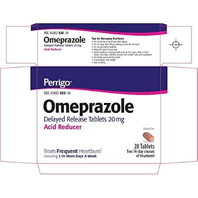 Omeprazole 20MG 28 Tablets