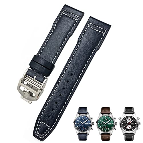 Bracelet de montre en cuir bleu ZUC pour accompagner vos voyages et deplacements professionnels