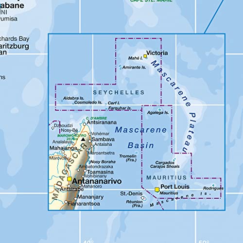 empireposter - Landkarten - Africa Map - für Heimbüro - Größe (cm), ca. 61x91,5 - Poster, NEU -