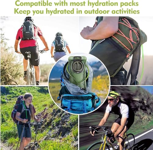 Image of Hydration Bladder, 1.5-2-3L Water Bladder for Hiking Backpack, BPA-Free Leak Proof Water Reservoir Storage Bag, Water Pouch Hydration Pack for Camping Cycling Running