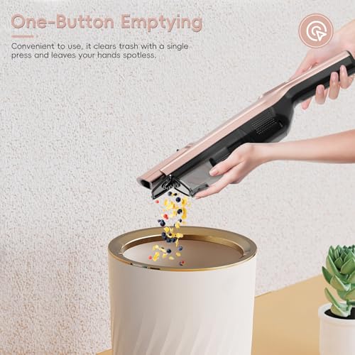 Image of Cordless Handheld Vacuum Cleaner for Car & Home, Lightweight Vacuum