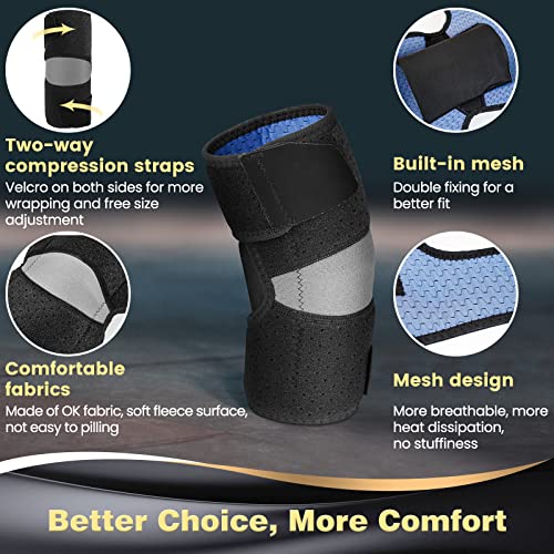Ednyzakrn Elbow Brace For Men And Women, Adjustable Elbow Support For Golfers, Workouts, Tennis, Badminton, Compression Elbow Sleeves For Tendonitis, Bursitis, Sprains, Pain Relief #TOP3
