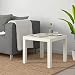 Ikea Falta - Mesa de café pequeña, mesa auxiliar (blanco)