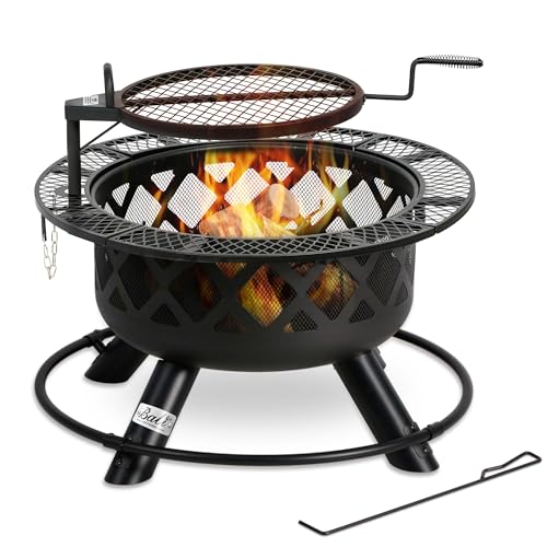 Best Pick: BALI OUTDOORS Backyard Wood Fire Pit