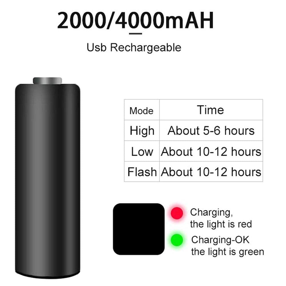 Światło rowerowe, 800 lumenów Akumulatorowe światła rowerowe USB, 5 trybów Oświetlenie roweru górskiego 4000 mAh, wodoodporny reflektor LED IPX6, bezpieczeństwo i łatwy montaż Przednie światło rowerowe
