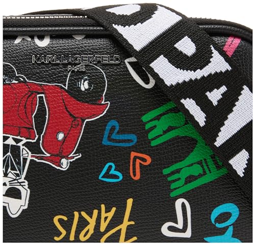Image of KARL LAGERFELD womens Maybelle Printed Crossbody