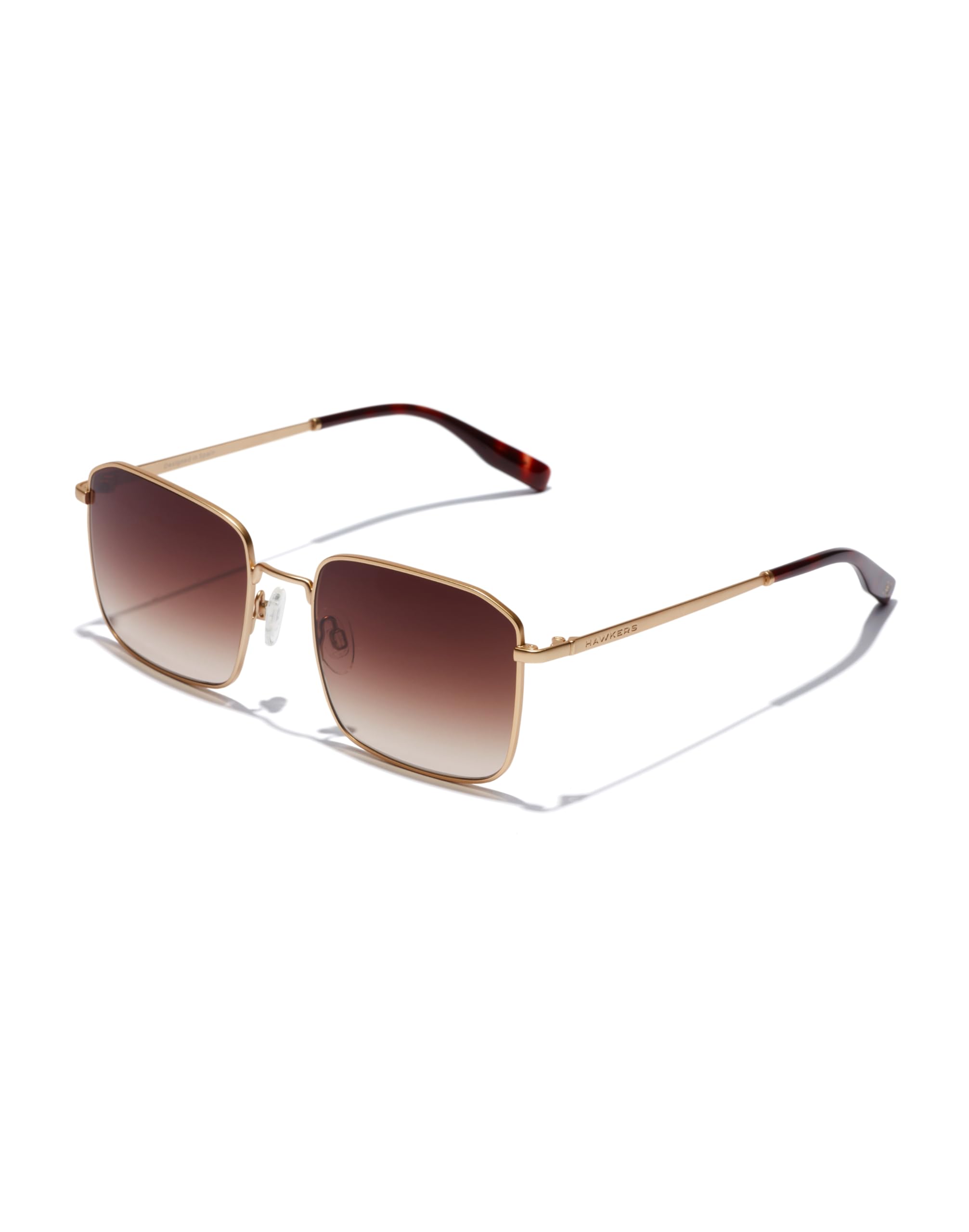Hawkers Unisex Brown/Gold Sunglasses Iris - Light Earth