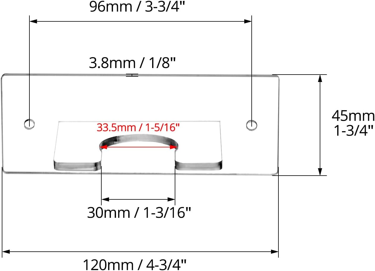 QWORK Acrylic Baseball Bat Holder, Wall Mount Vertical Display Rack for Baseball & Softball Bats, 5×1.75 Inch, Ideal for Autographed Equipment, 2 Pcs