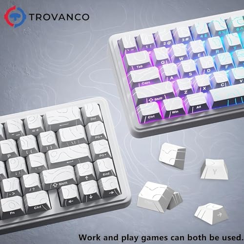 Set de teclas Topographic 4.0, 97 teclas PBT perfil Cherry miniatura 6