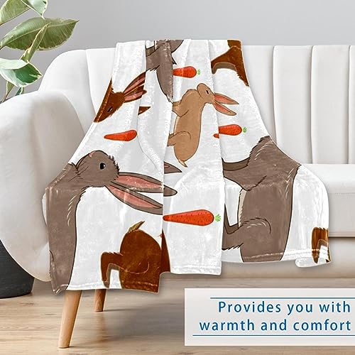 Couverture confortable lapins pour apaiser les soirées fraîches