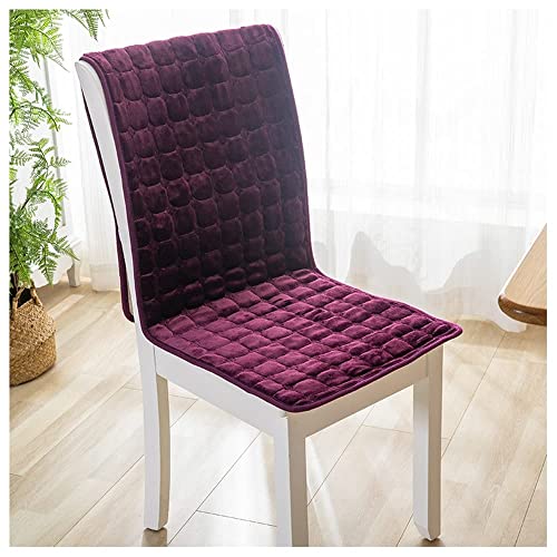 Housse de chaise table à manger | Ambiance chaleureuse flanelle rouge - 2