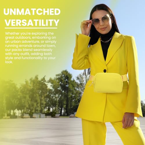 Belt Bag for Women & Men | Fanny Pack Women | Crossbody Bag for Women with Adjustable Strap Waist Bag | Waterproof Fanny Pack Men | Everywhere Belt Bag Running Hiking Bag Cross body bag | Fanny pack - Image 3