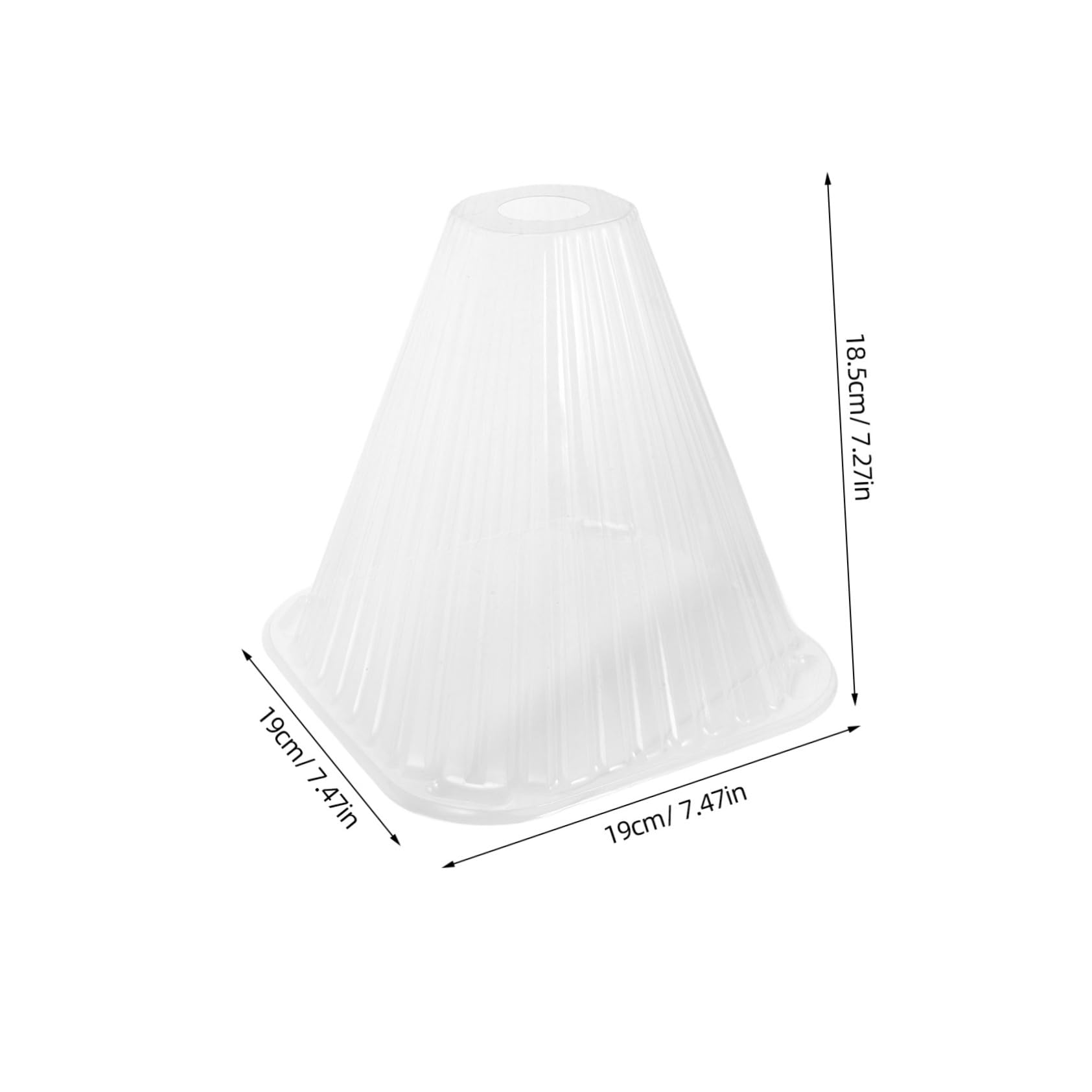 BESTonZON Cloche Conique pour Plantes, Lot de 10, Pet, Protection