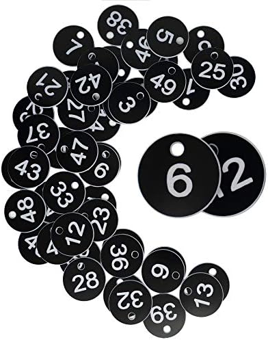 LOLYSIC Lot De 200 Plaques D'immatriculation Rondes, Gravées