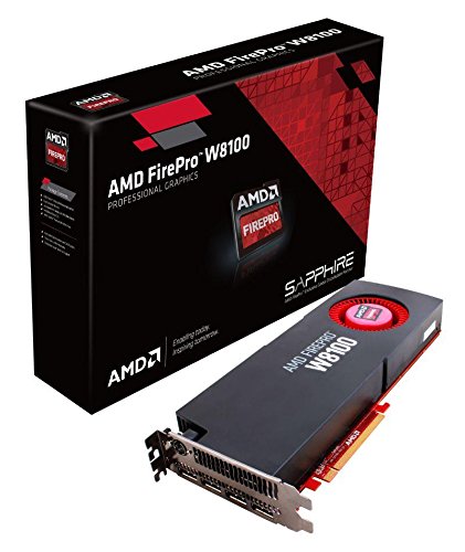 Sapphire AMD FIREPRO W8100 8GB GDDR5 PCI-E QUAD DP / STEREO 3-PIN, 31004-47-40A (PCI-E QUAD DP / STEREO 3-PIN)