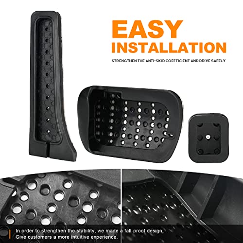 Kvr Brake Foot Pedals Pads Pedals Coves For Mercedes-Benz C E S Glk Slk Cls Sl Class W203/W204/W211/W212/W210,Car Pedals Accessories(A Set Of 3) #TOP4