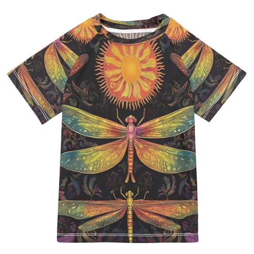 Kids Swimsuit Dragonfly Sun Myth Sunscreen T-Shirts Swimwear Sets UPF 50+