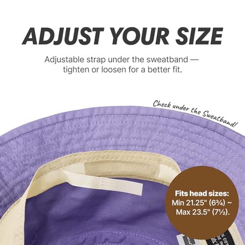 Image of Hot Summer Bucket Hat Trendy Cotton Sun Cap for Beach Golf Fishing | Breathable cotton, fun outdoor vacation style, packable boonie design for men and women