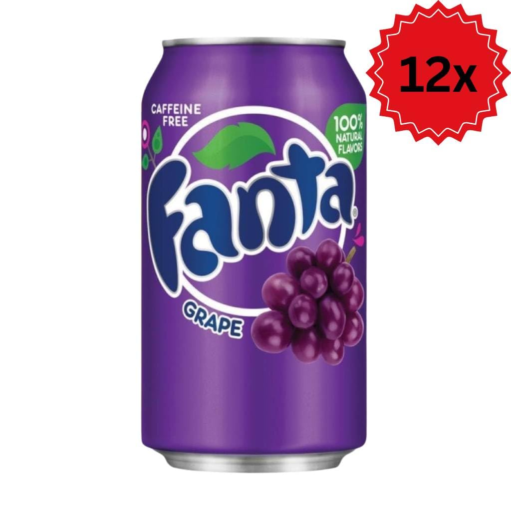 Fenta Grape (USA) 12er-Pack (12 × 355ml Dose) – US-Version – inkl. Pfand