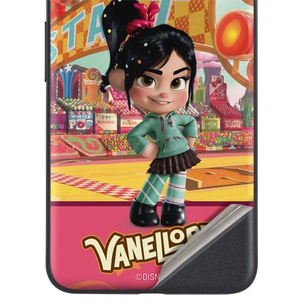 Skinit Decal Phone Skin Compatible with Google Pixel 4a 5G - Officially Licensed Disney Wreck-it Ralph Vanellope Sugar Rush Design