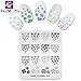 KADS Nail Art Stamp Plate Flower Series Nail stamping plate Template Image Plate Nail Art DIY Decoration Tool