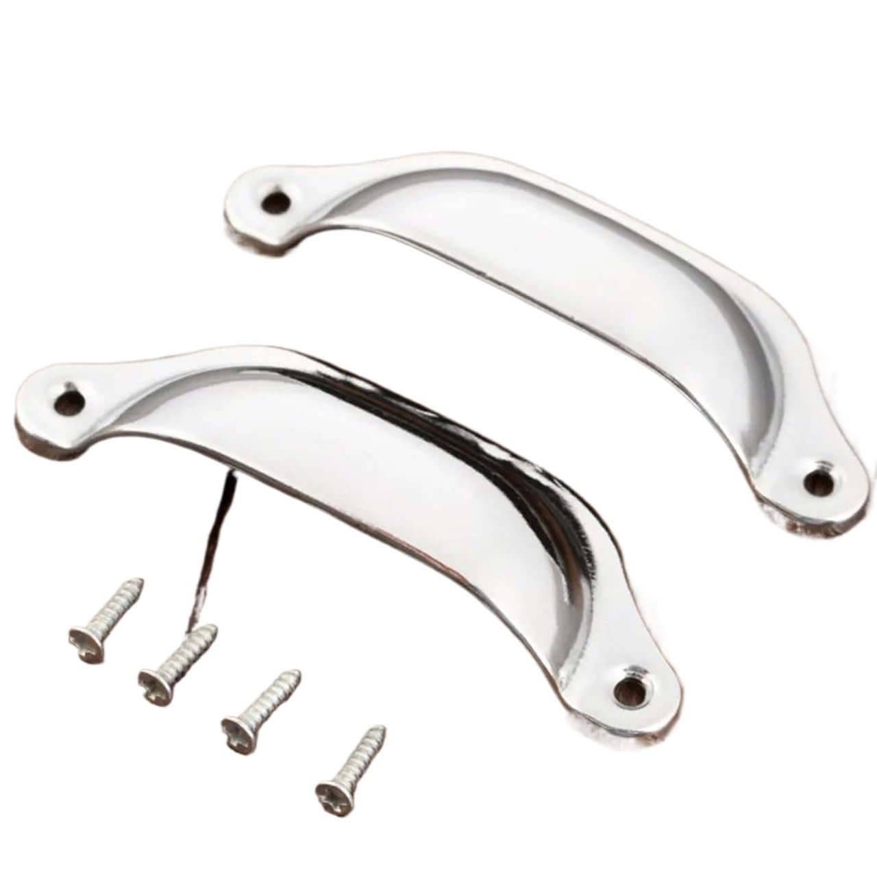 Gwyzax Silver Antique Cabinet Pulls Antique Brass Cabinet Knobs 2 Pack, 98Mm Kitchen Drawer Pull Handles With Screws