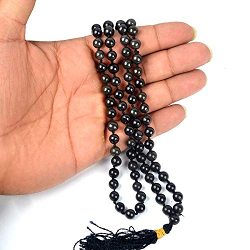 Image of Reiki Crystal Products Natural Reiki Feng-Shui Mala Necklace 6 mm Crystal Stone 108 Bead Jaap Mala for Men and Women