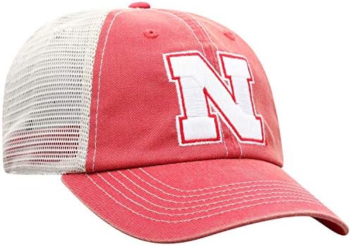 Vintage Mesh Adjustable Icon Hat, Red 