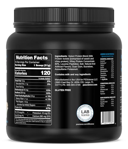 Image of PEScience Select Protein Powder, Gourmet Vanilla, 15 Servings