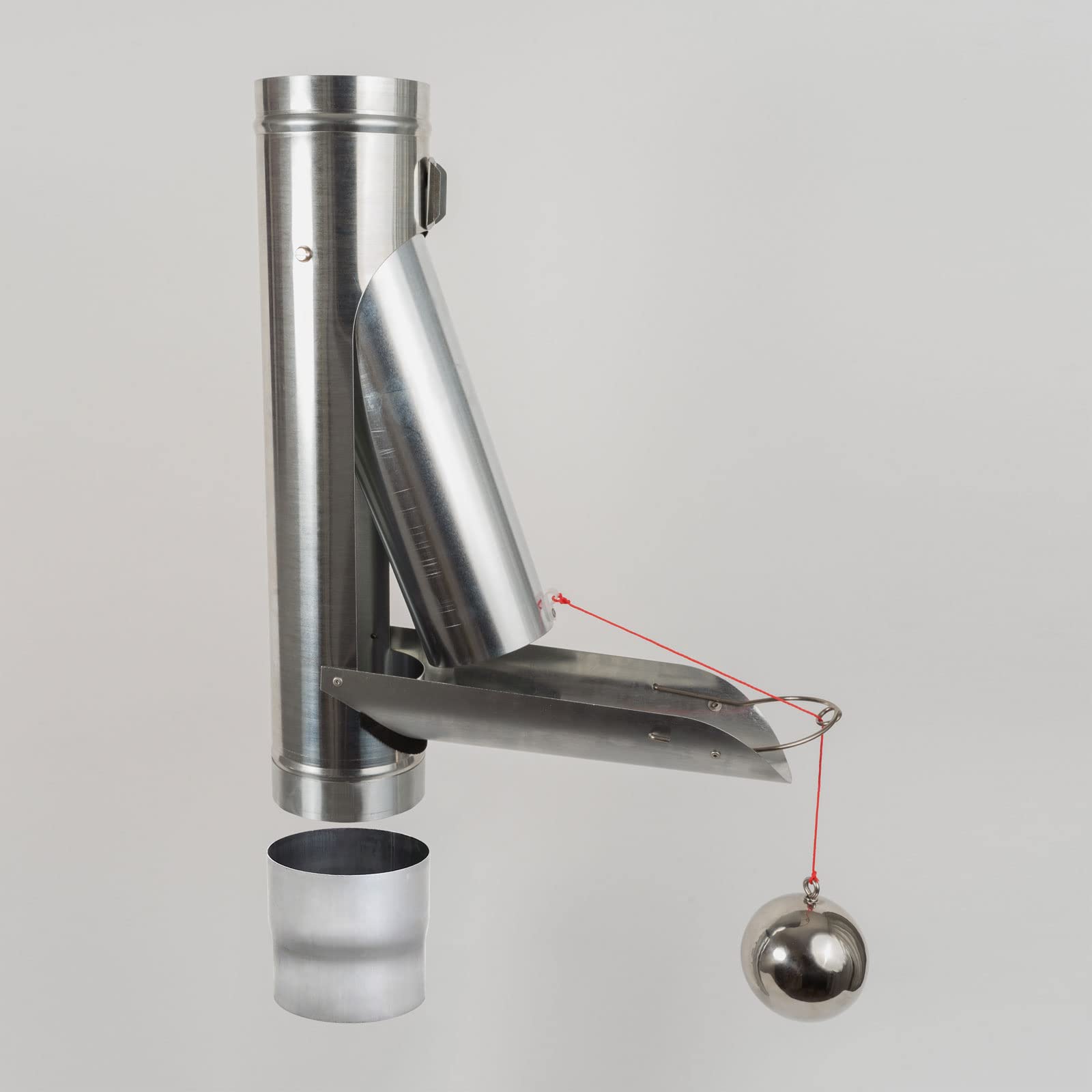 Regenwasserklappe Zink automatisch mit Schwimmer DN 100 inkl. Adapter Regenrohrklappe mit Kugel zum Befüllen von Regentonnen, Regenfässer und kleineren Regenwassertanks.