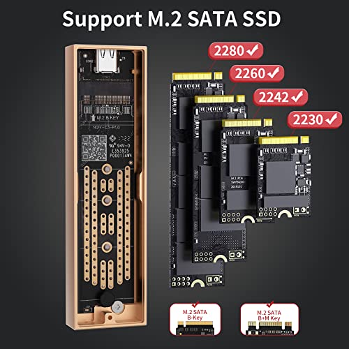 Carcasa externa SAN ZANG MASTER para SSD M.2 SATA USB C miniatura 4