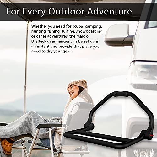 Malo'O 0606015001102 Portable Dryrack – Dry Wetsuits, Camping, Fishing & Scuba Gear - Heavy Duty Hanger-Two Drying Bars- Weatherproof & Collapsable- Polypropylene thumb #4