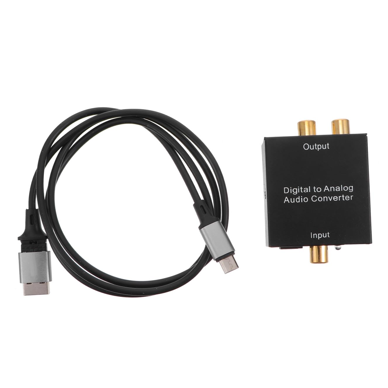 Digital to Analog Audio Converter Fiber Coaxial Adapter Stereo Output Lightweight Compact for LED Tv Smart Tv Network Player Game Console Computer Sound Card