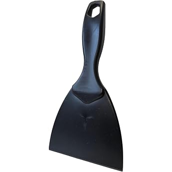 Dough Spatula Rigid 10 cm Dough Cutter Dough Spatula Kitchen Spatula Dough Scraper for Pizza Bread and Dough Black