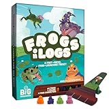 Frogs on Logs – A Fast-Paced Frog-Launching Board Game for Kids & Families – Match, Aim & Launch Frogs – 2-4 Players, Ages 8+ – Fun Family Game for Boys & Girls