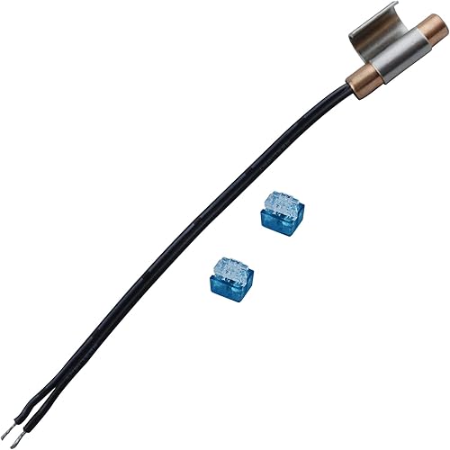 W10316760 Sensor de termistor para refrigerador con clip compatible con Whirlpool KitchenAid Evaporator Thermistor pieza de repuesto  Reemplaza