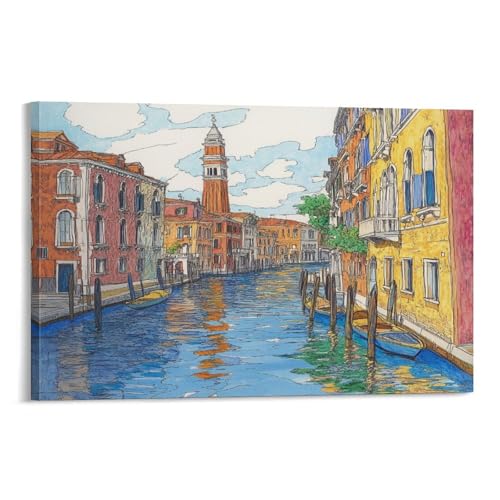 Tableau Venise impression sur toile pour transformer un mur vide en paysage