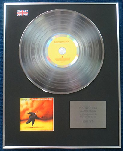 Century Presentations Supertramp- Limited Edition CD Platinum LP Disc - Retrospectacle Anthology