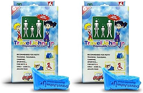 Travel John 12 Bags of Junior Disposable Urinal Bags