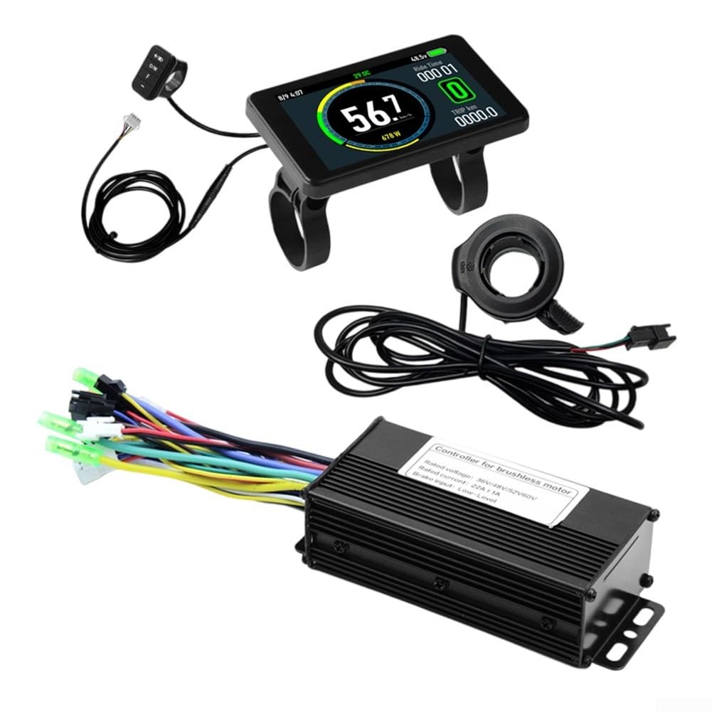 500 W 22 A Kit Controller per E-Bike 36-60V LCD T8 Meter Pollice Acceleratore Per Scooter Elettrico Mountain Bike Modifica