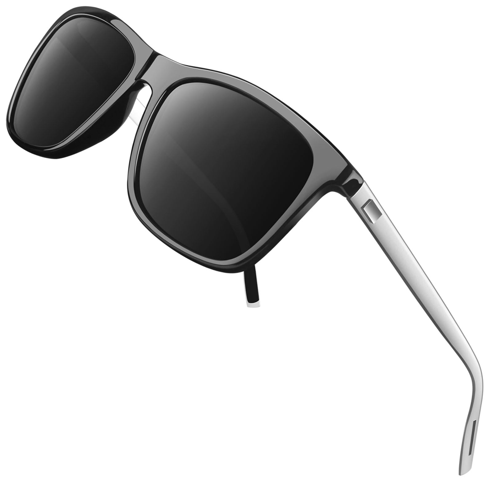 GQUEEN Gafas de Sol Polarizadas Al-Mg Metal para Hombre Mujer Protección UV400 para Conducir Pesca GQ33