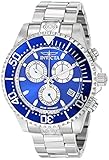 Invicta Men's Pro Diver Quartz Watch with Stainless-Steel Strap, Silver, 22 (Model: 26847)