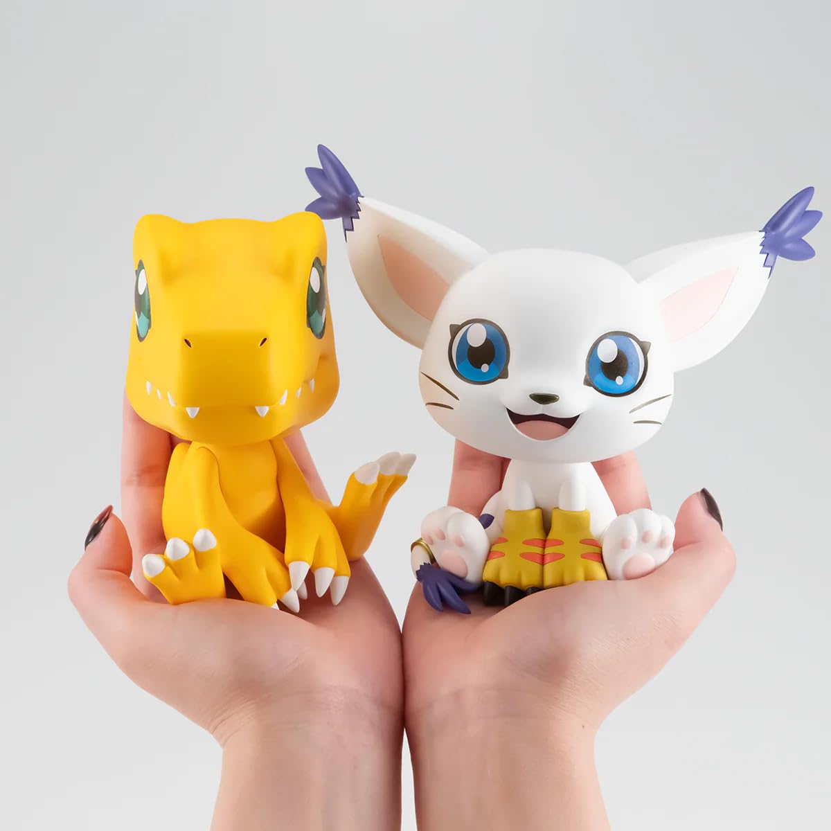 Megahouse Digimon Adventure Look Up PVC Statues Tailmon & Agumon Limited Ver. 11 cm