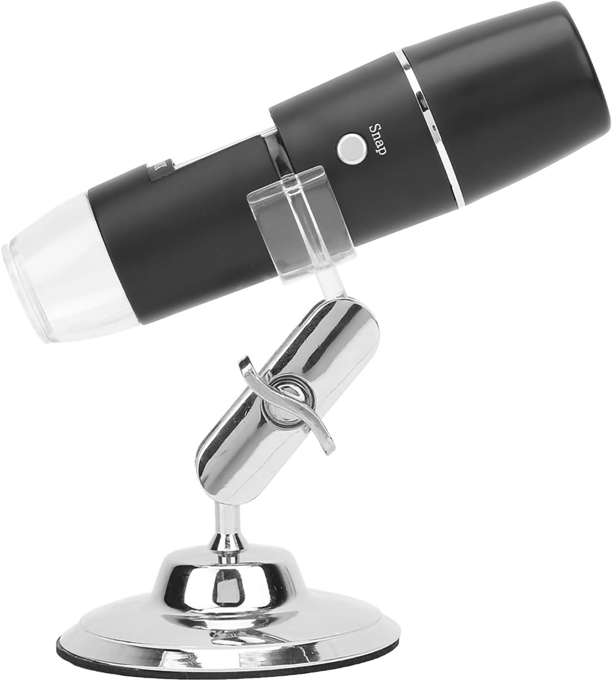 WiFi Microscope, Portable Handheld 0X 1000X USB Digital Microscopes with Adjustable Stand and 8 LED Lights Fit for Android 5.0 IOS 8.0 and Above Smartphone Tablet PC