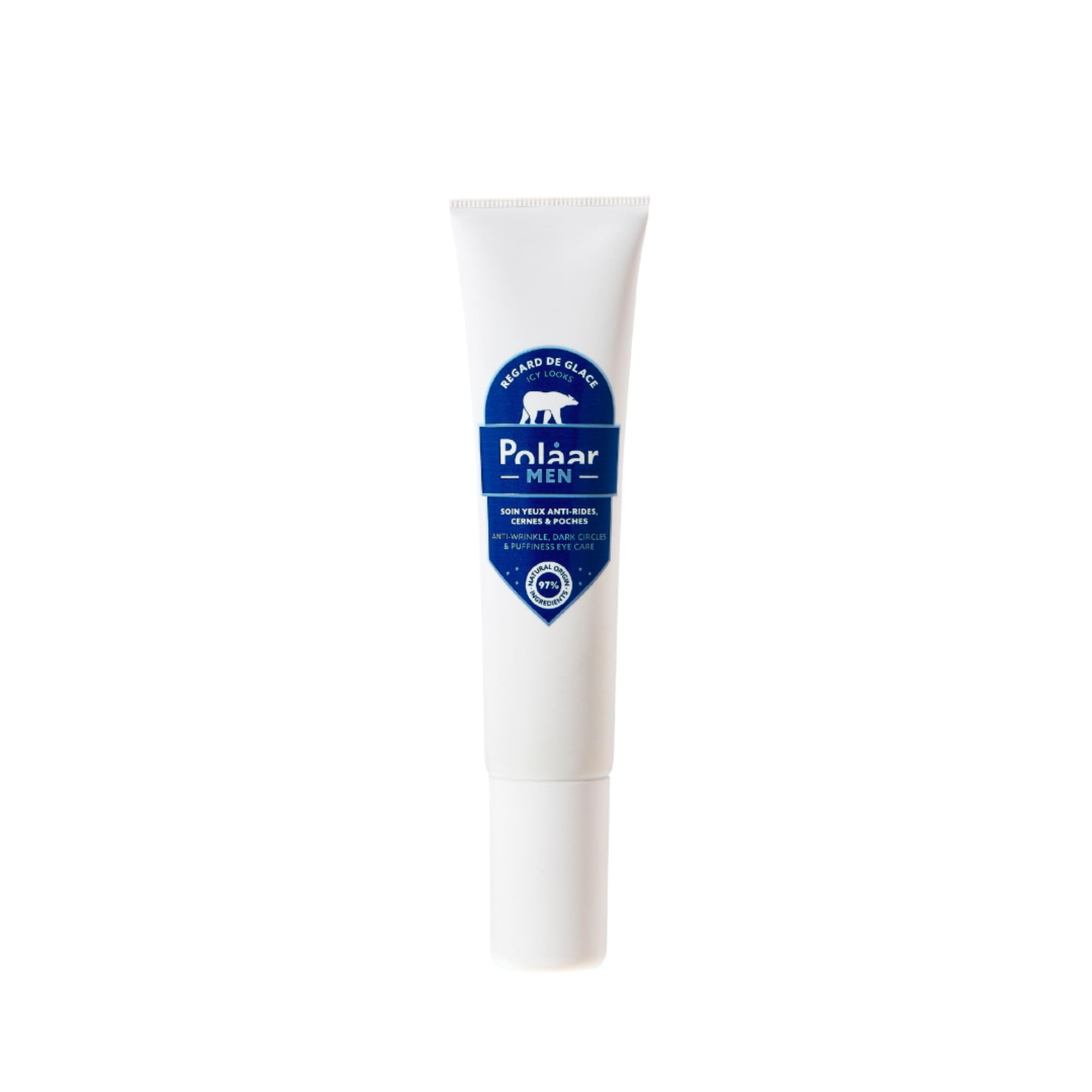 Polåar Men Regard de Glace, Soin Yeux Anti-Rides, Cernes & Poches au Ginseng de Sibérie 1 Unité