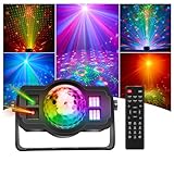 Disco Lights, RGB LED Strobe Lights,Disco Ball Light for Home Parties,Wedding,Bar,DJ,Karaoke,Halloween,Christmas,Festive Gifts,Birthday Party, 9 Sound Activated Modes