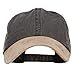 MG Suede Bill Washed Pigment Dyed Cap - Black Tan OSFM